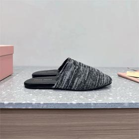 Miu.M Baotou Slippers(4 styles)-0087