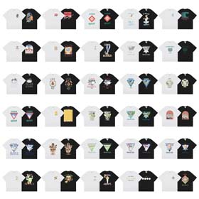 Casablanca Summer men and women loose casual short-sleeved T-shirt collection-1881