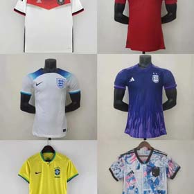 Argentina jersey Messi game uniform summer short-sleeved football uniform-1904